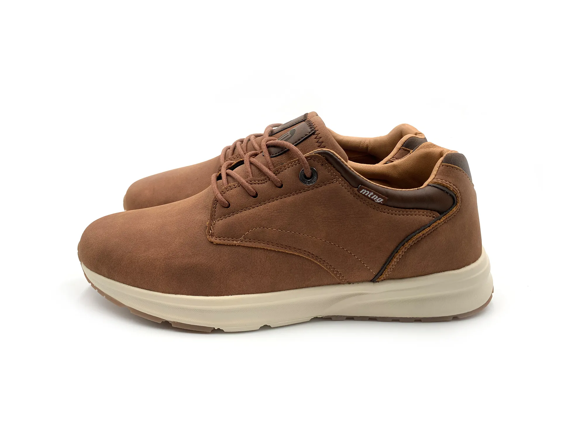 Mustang 84440 Deportivo Casual Cuero Taupe  C53983 Cordones Hombre