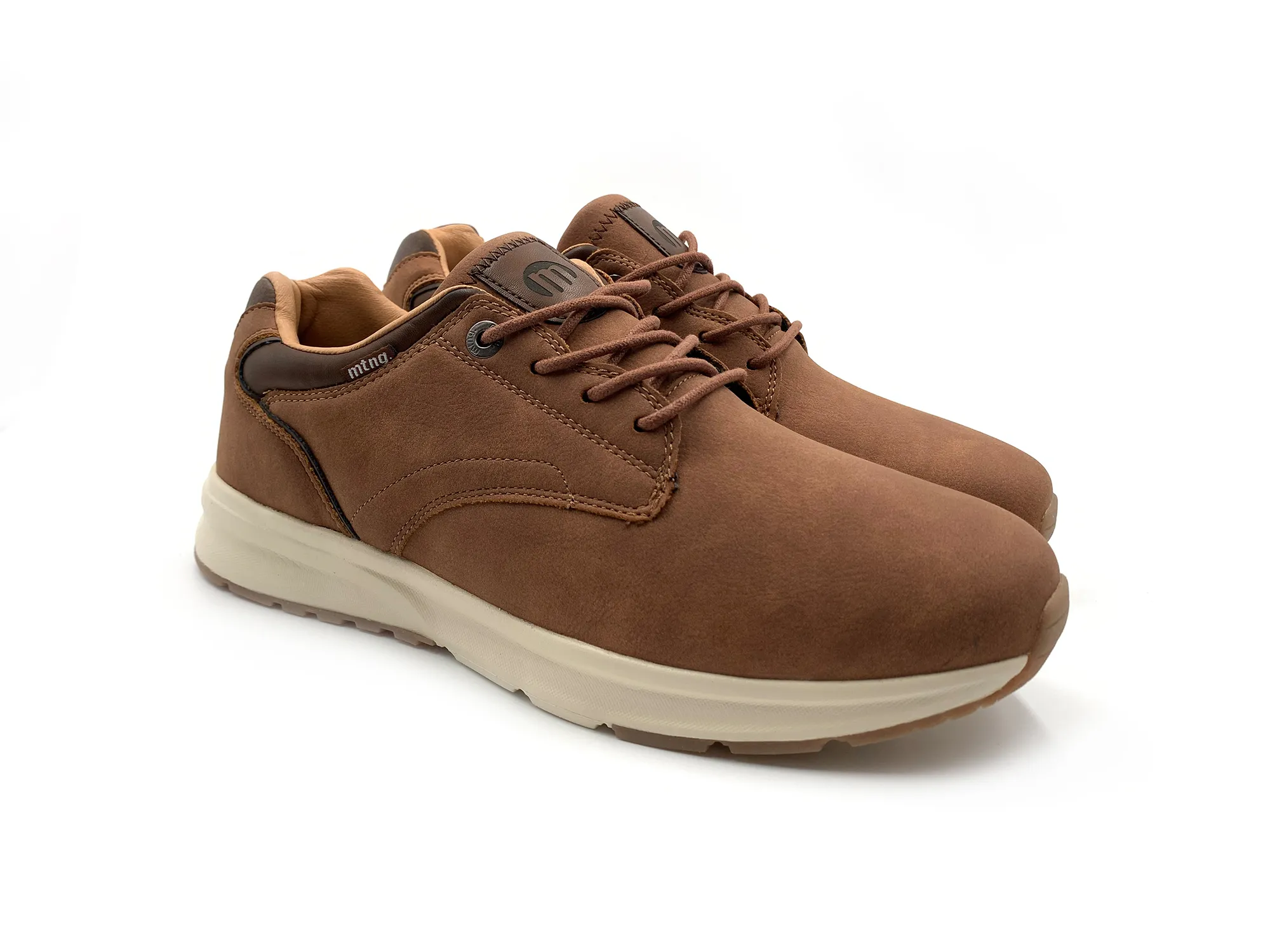 Mustang 84440 Deportivo Casual Cuero Taupe  C53983 Cordones Hombre