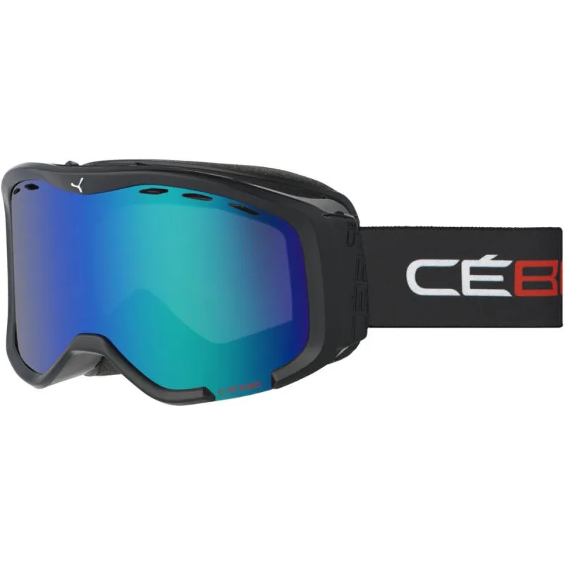 Máscara de esquí Cébé Cheeky (Negro Rojo) Niño