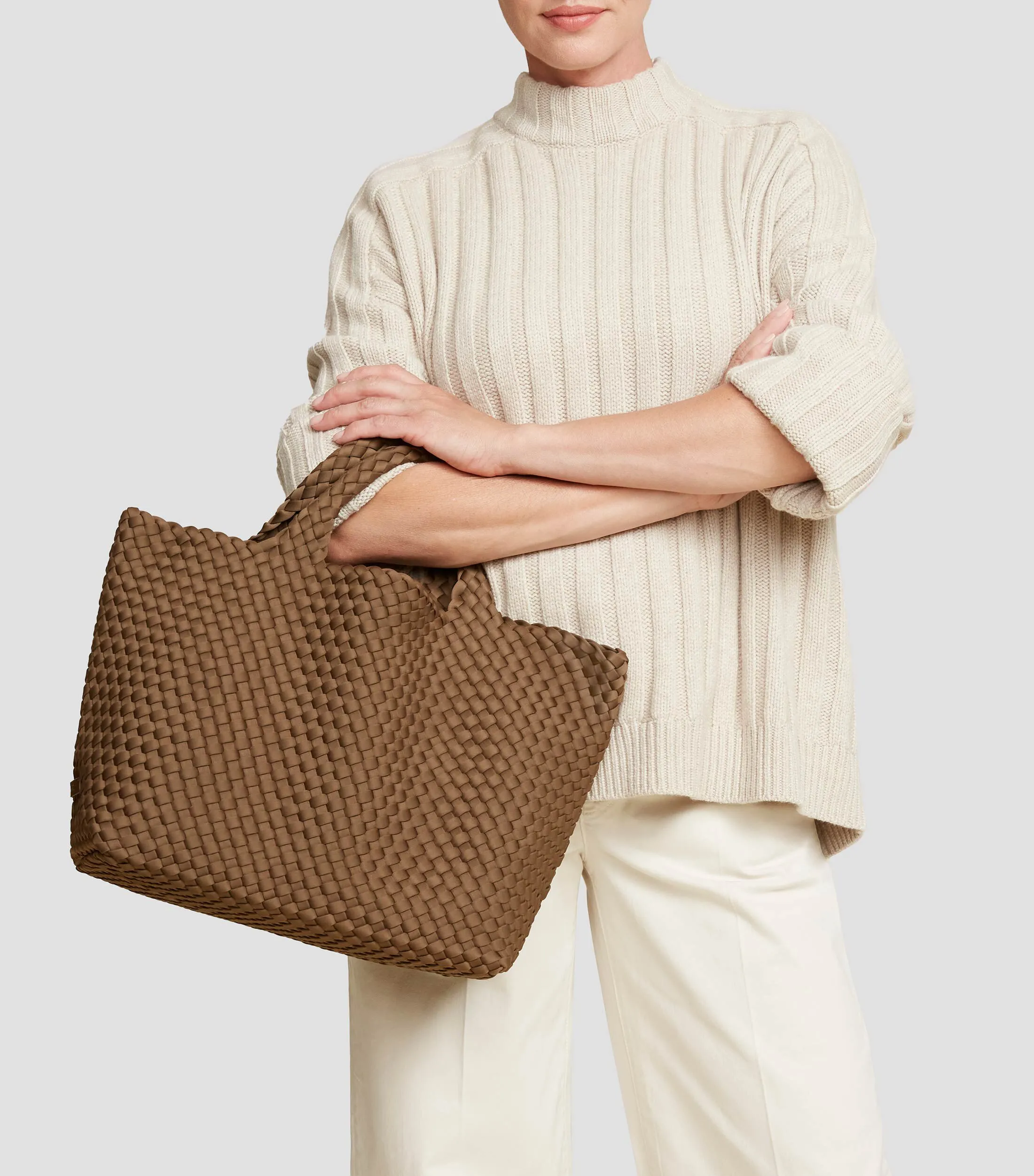 NAGHEDI Bolso tote St. Barths Texturizado Mujer