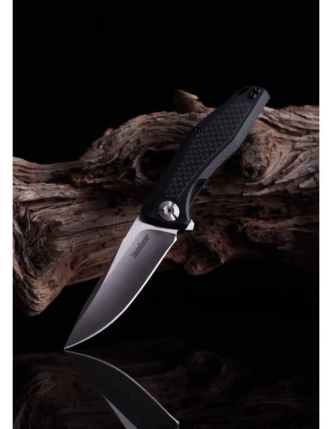 Navaja táctica Kershaw Atmos, negro