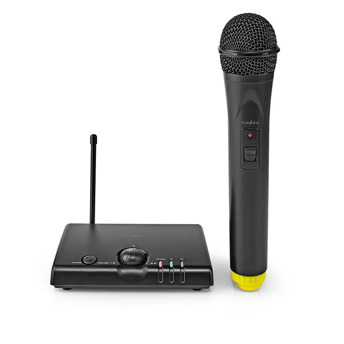 NEDIS MPWL500BK CONJUNTO DE MICRóFONO INALáMBRICO 1 CANAL 1 MICRóFONO CARDIOIDE 40 HZ 