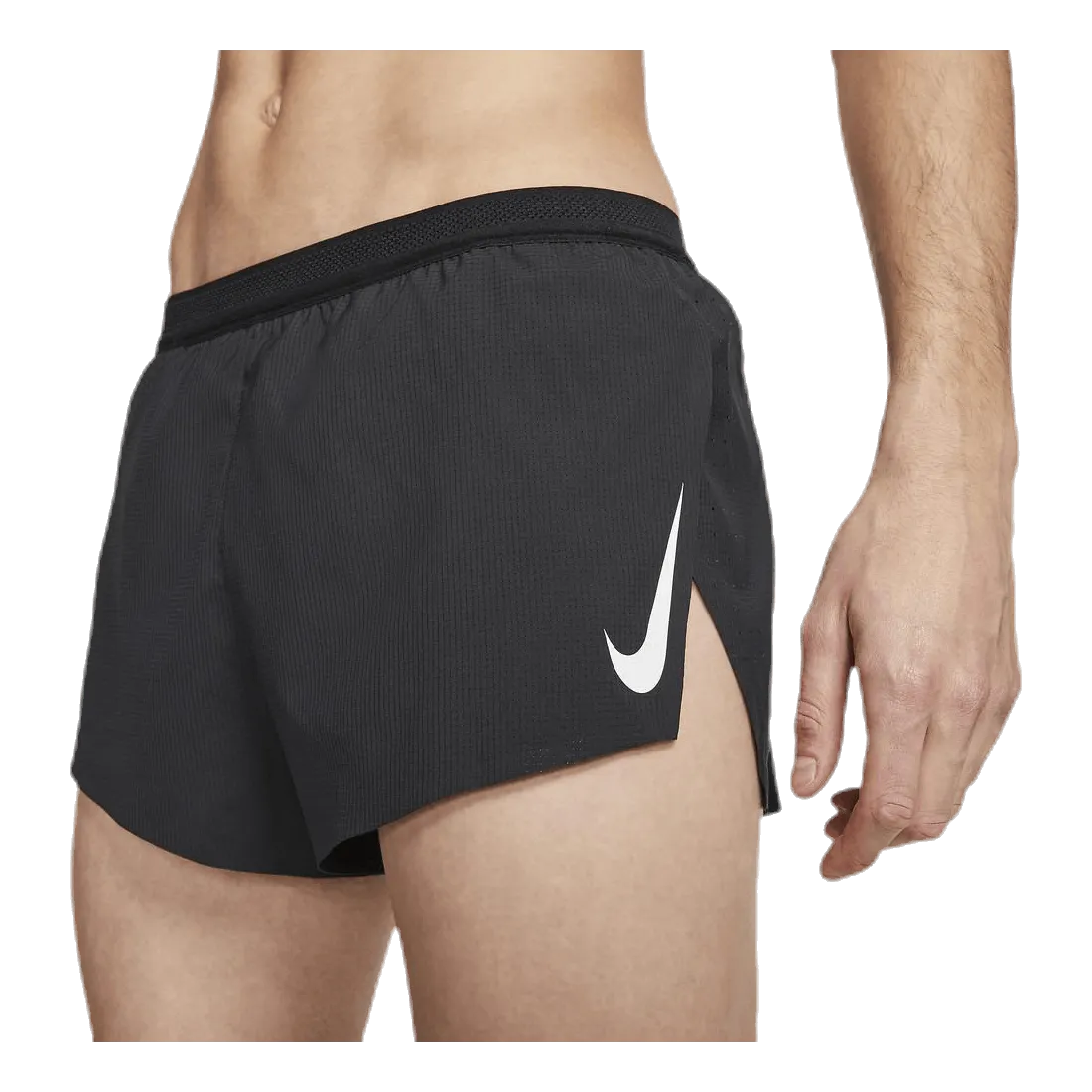 Nike AeroSwift 2in Short White/Black