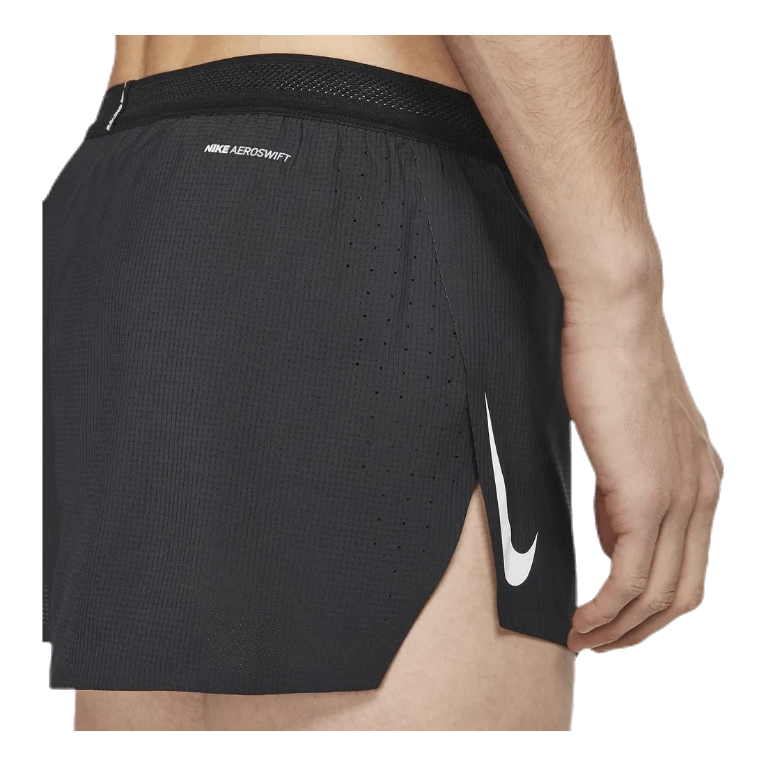 Nike AeroSwift 2in Short White/Black