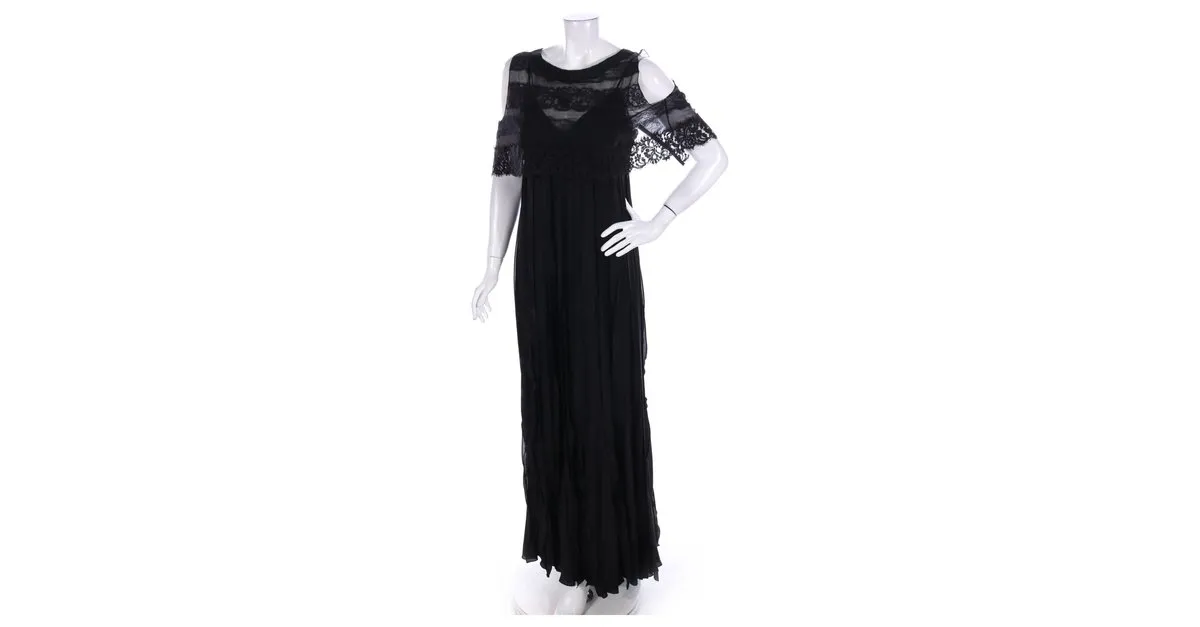 Nina Ricci Vestidos Negro 