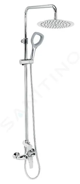 NOVASERVIS METALIA ECO+  CONJUNTO DE DUCHA 250 ECO+ CON GRIFO, CROMO SETECO/57,0