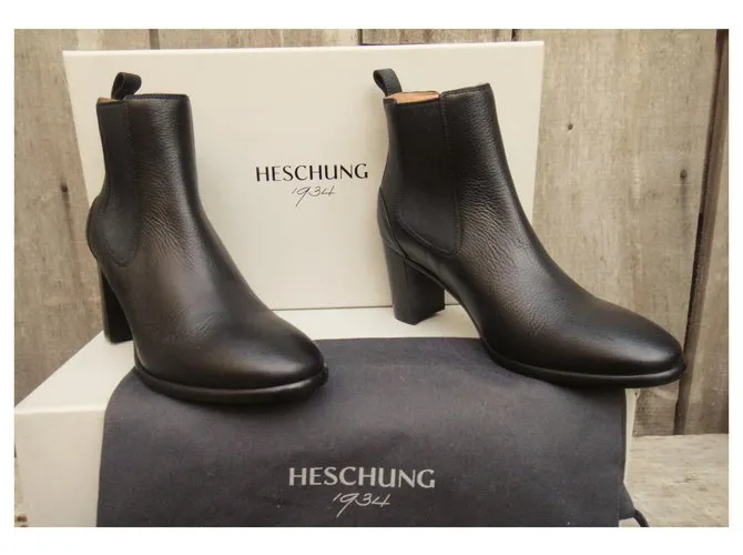 nuevas botas Heschung Negro 