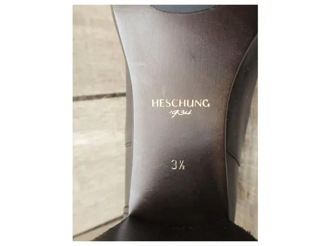 nuevas botas Heschung Negro 