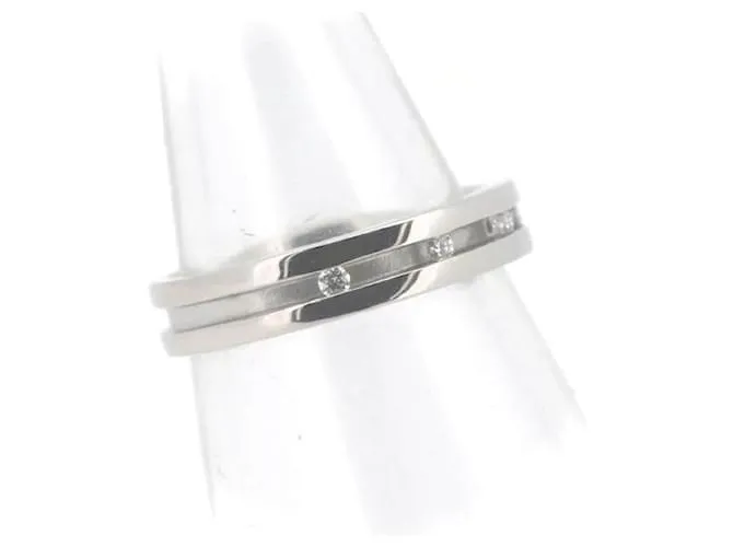 Otras joyas & Other Stories 4℃ Anillo de diamantes, Platino PT950, tamaño 9, De las mujeres, plata, Seminuevo en excelentes 