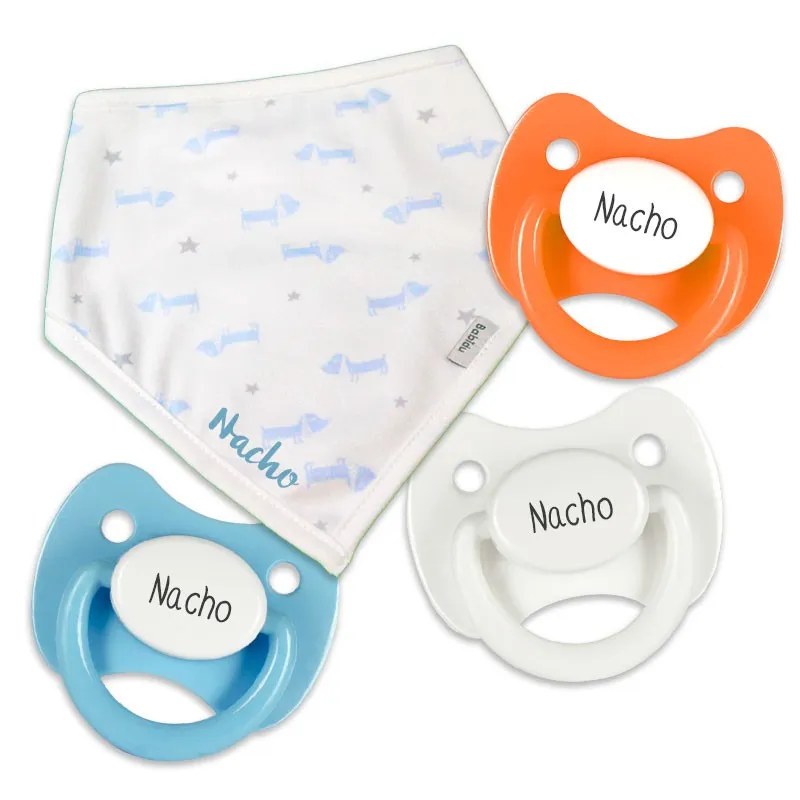 Pack Chupetes Personalizados y Secababitas Perritos