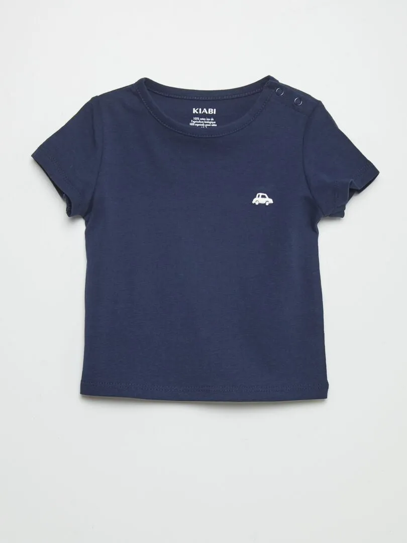 PACK DE 2 CAMISETAS LISAS  AZUL