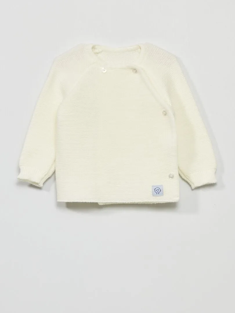 PACK DE 2 CAMISETAS 'MANUFACTURE DE LAYETTE'  FABRICADO EN FRANCIA  BLANCO