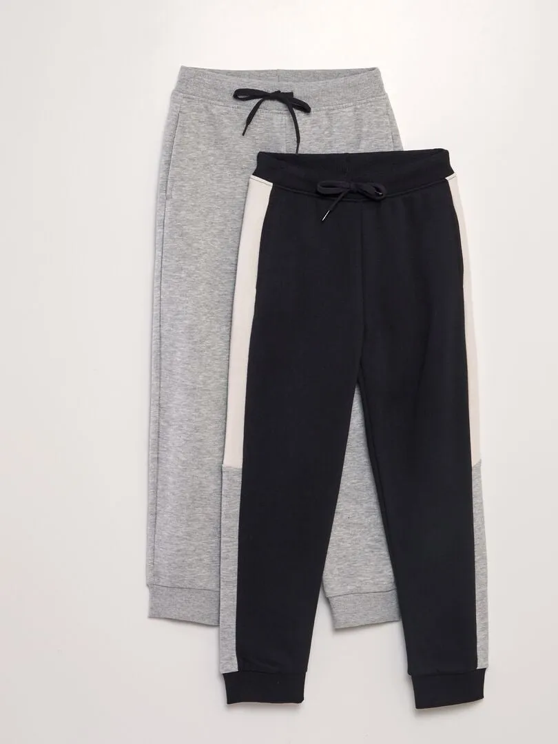 PACK DE 2 PANTALONES DE CHáNDAL  GRIS