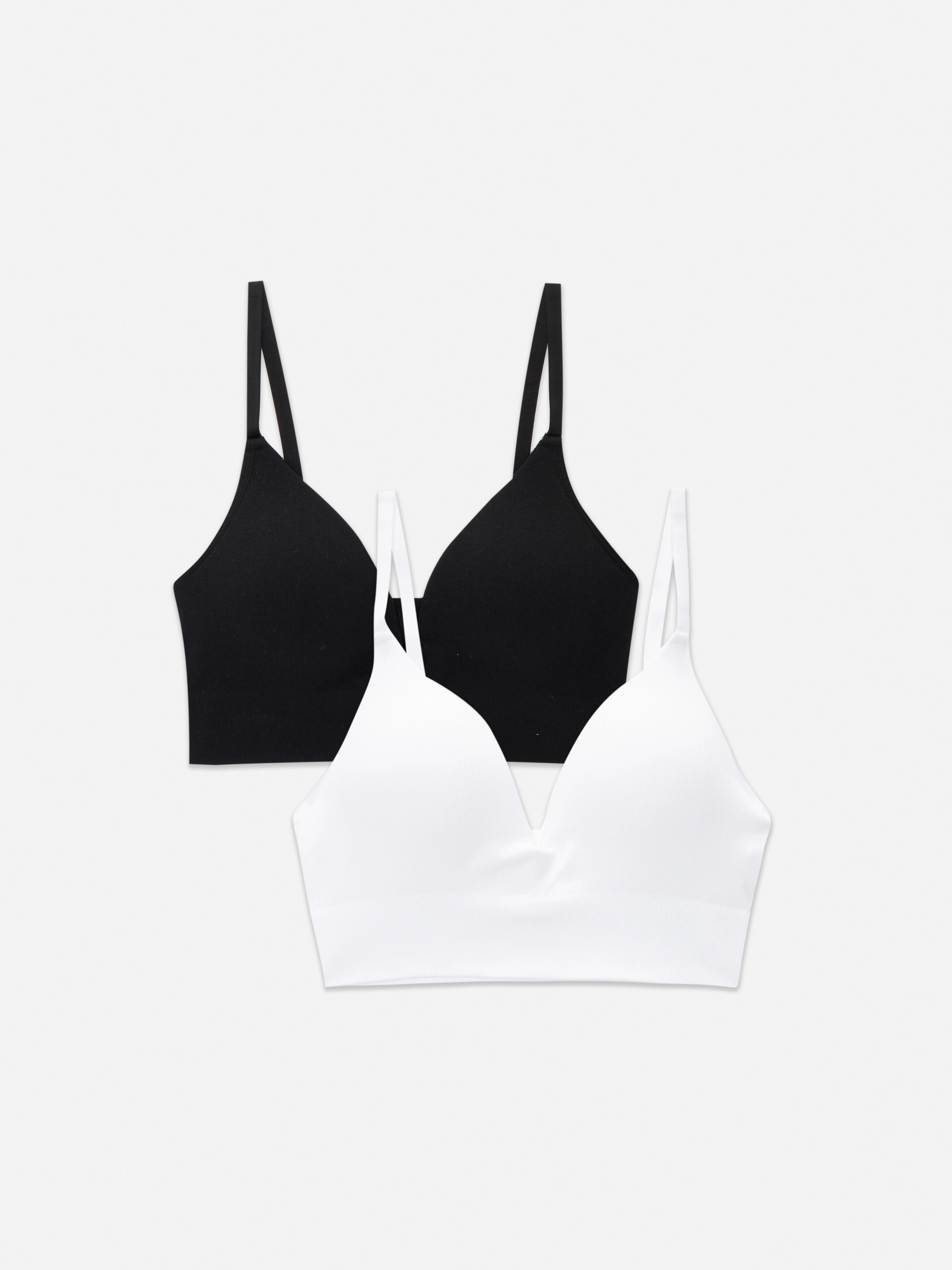 PACK DE 2 SUJETADORES PUSHUP SIN COSTURAS