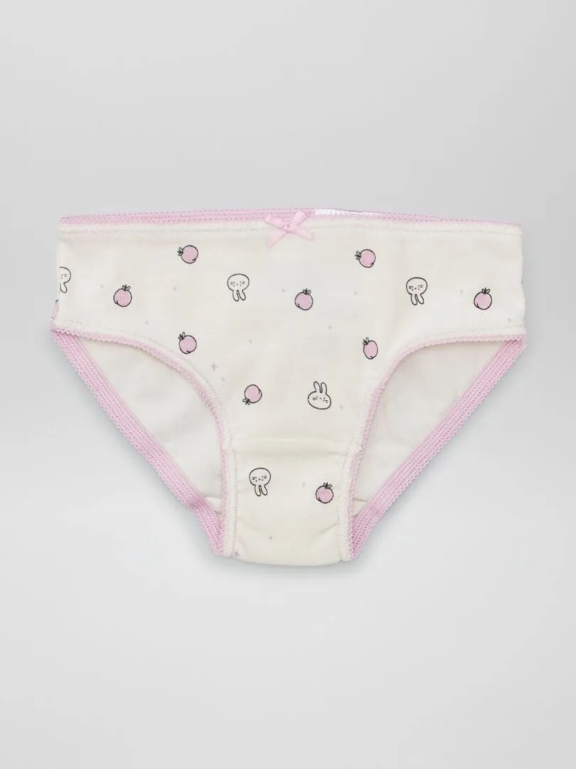 PACK DE 3 BRAGUITAS DE FANTASíA  PURPURA