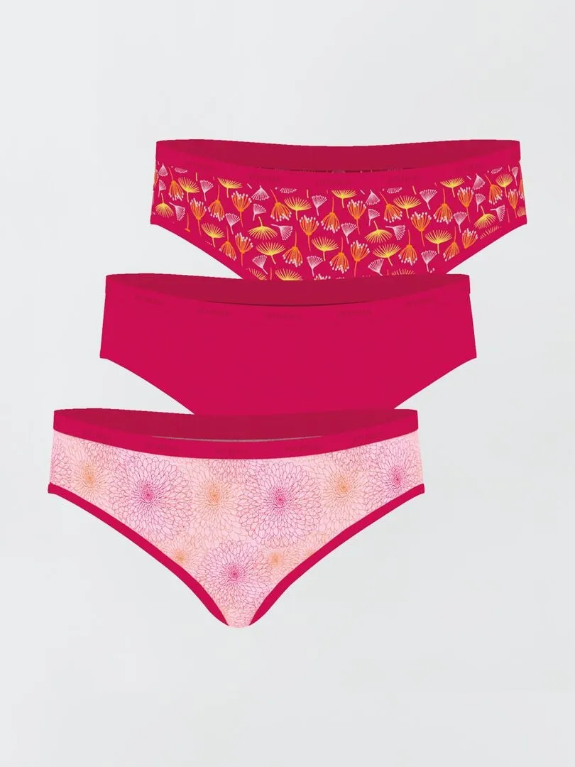 PACK DE 3 BRAGUITAS 'ATHENA'  ROSA