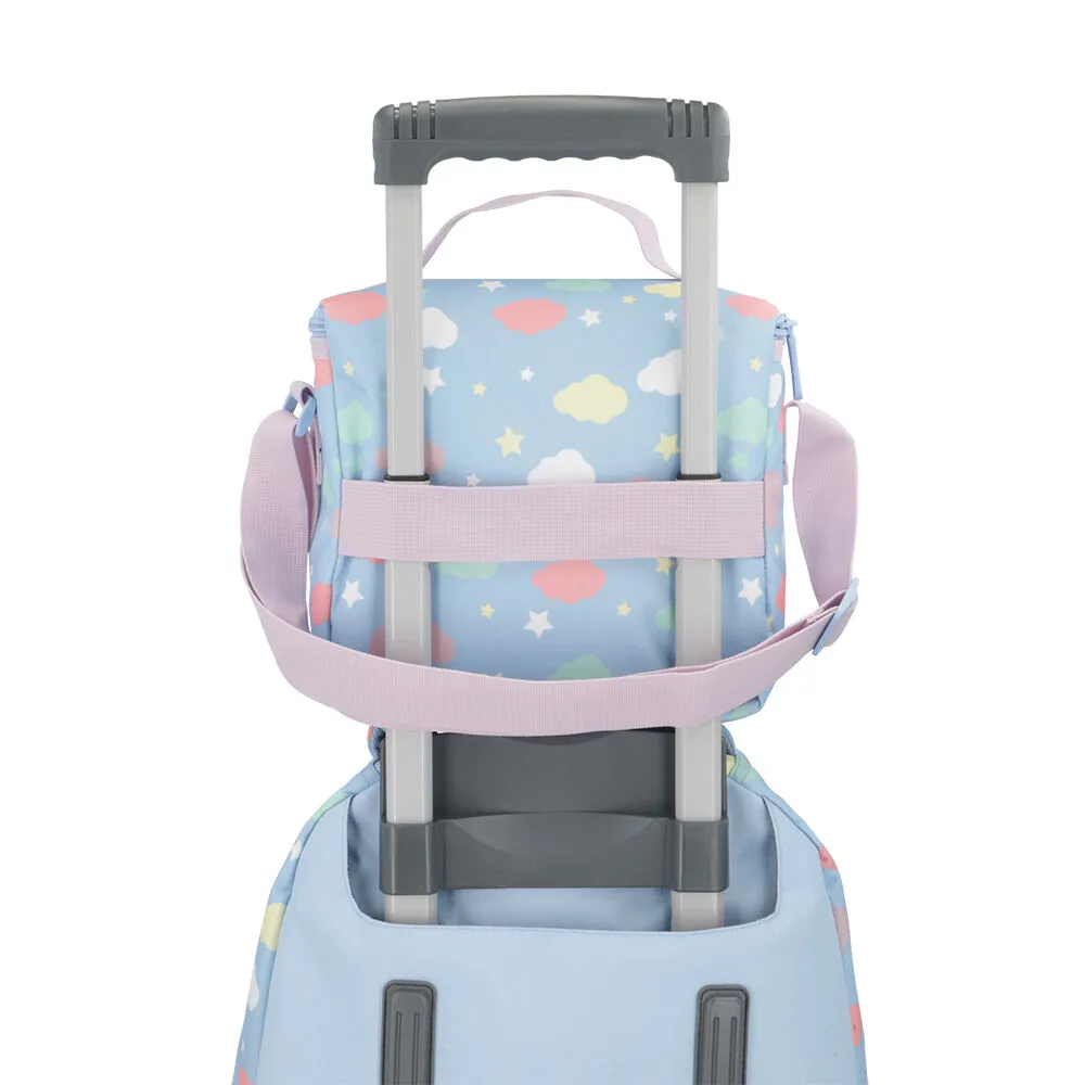 Pack Mochila con ruedas Xtrem Run 5XT Unicornio Azul