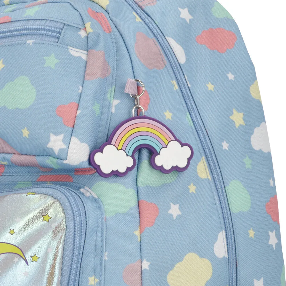 Pack Mochila con ruedas Xtrem Run 5XT Unicornio Azul