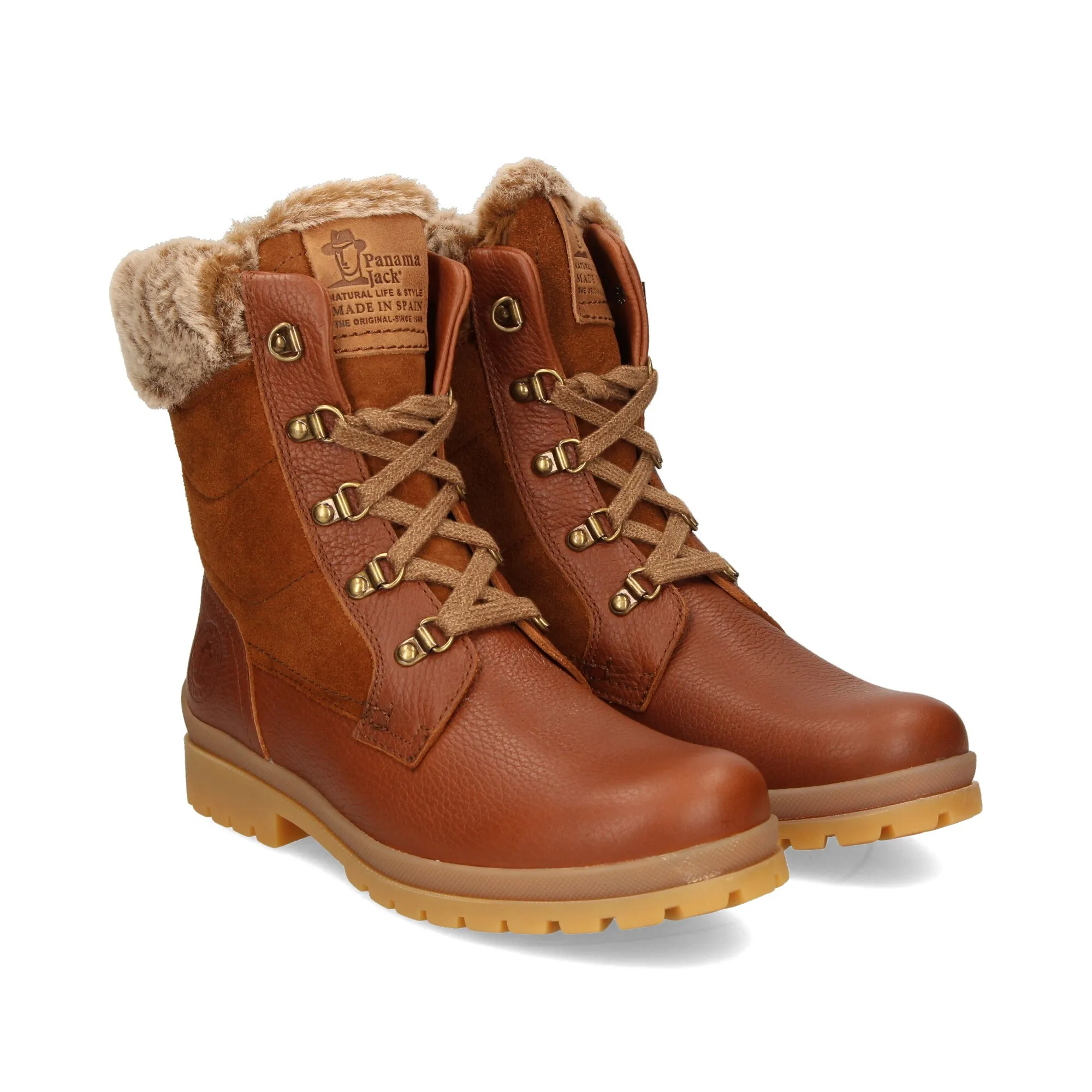 PANAMA JACK Botines planos de Mujer B1 CUERO