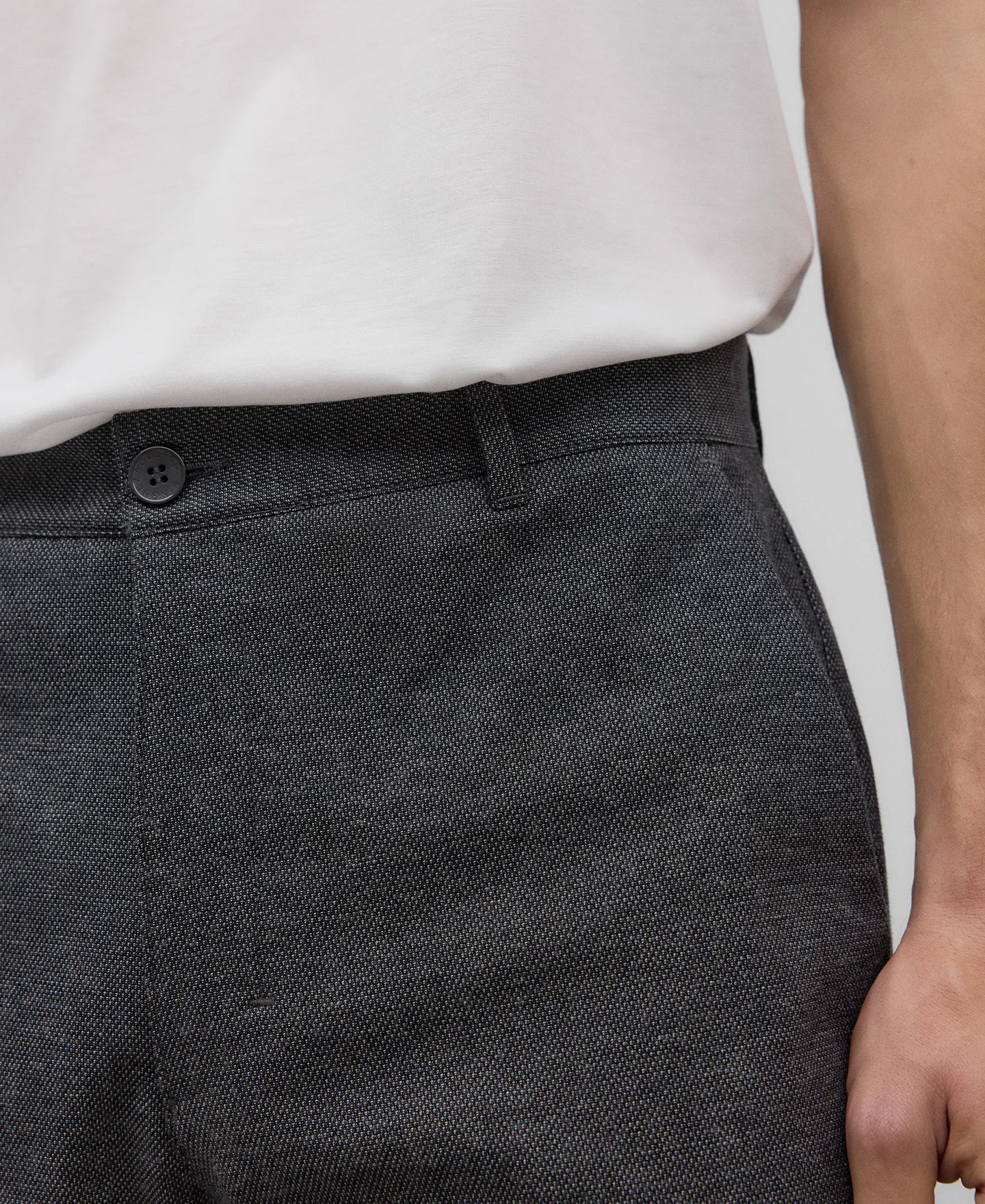 Pantalón chino microtextura hombre