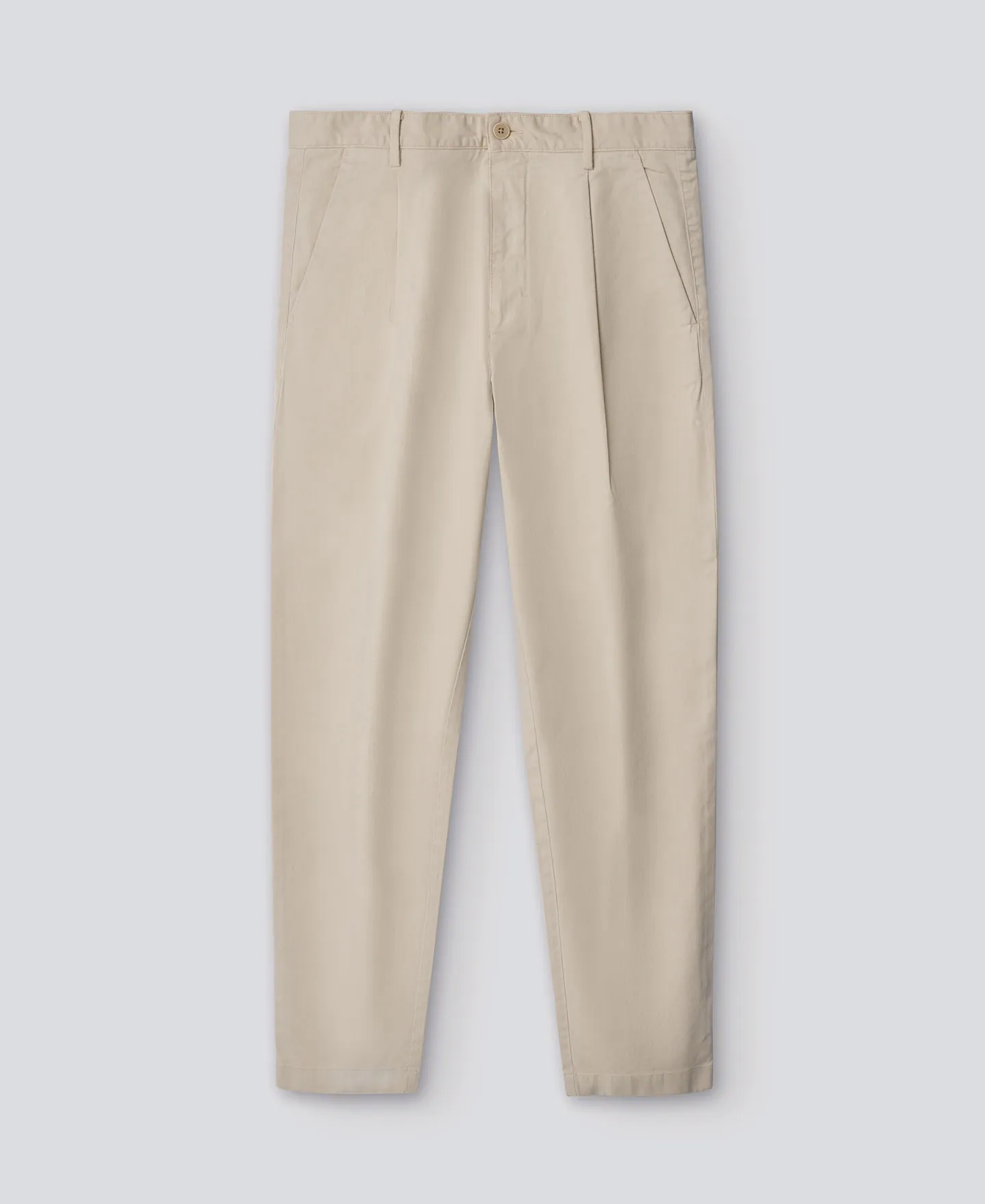 Pantalón chino sarga algodón hombre