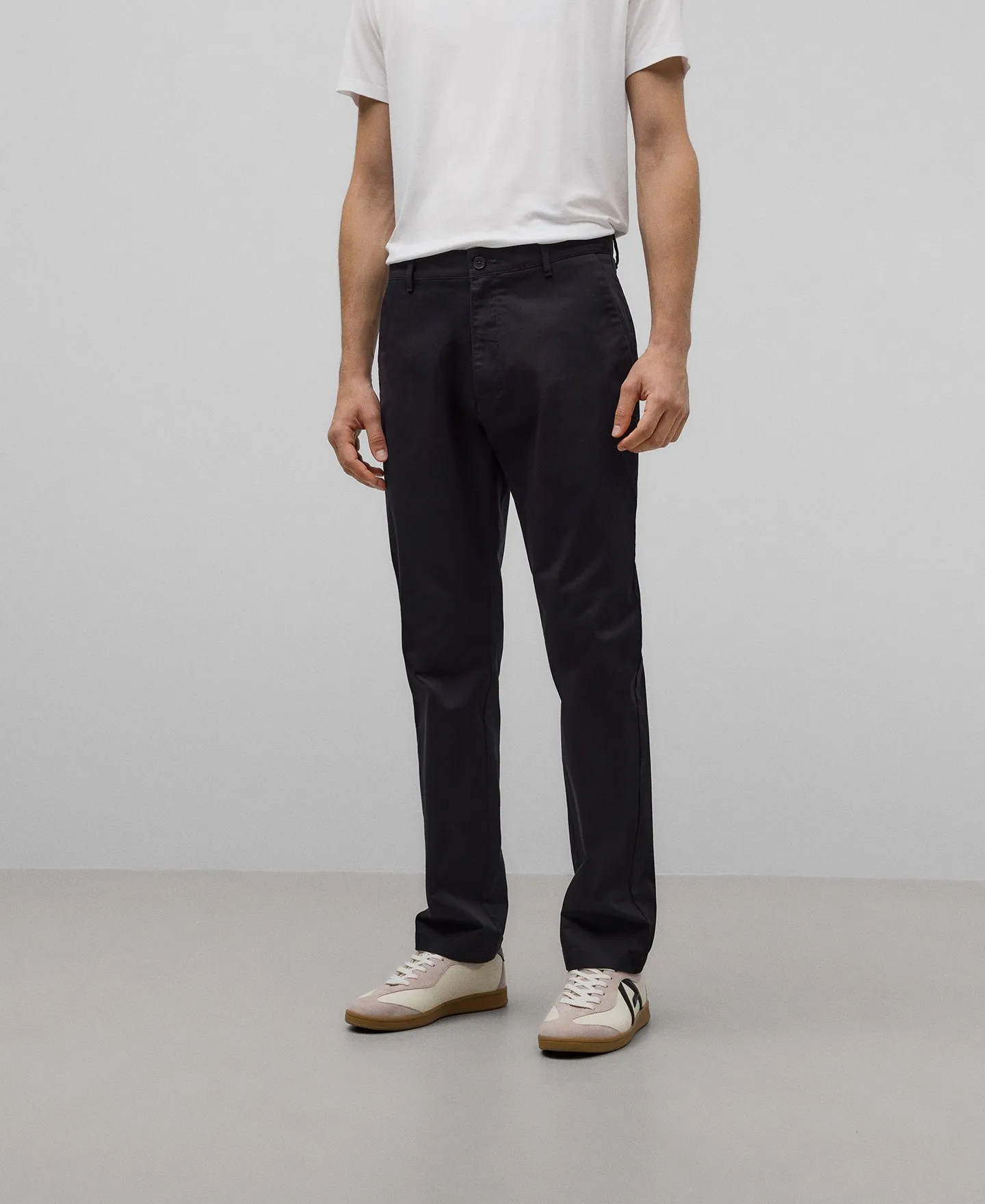 Pantalón chino twill de algodón hombre