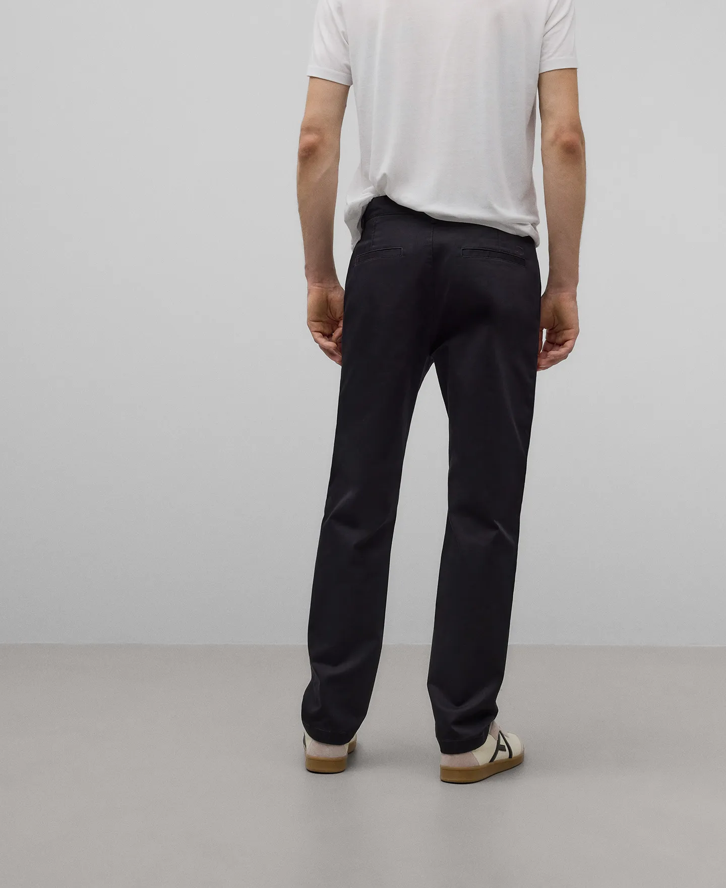 Pantalón chino twill de algodón hombre