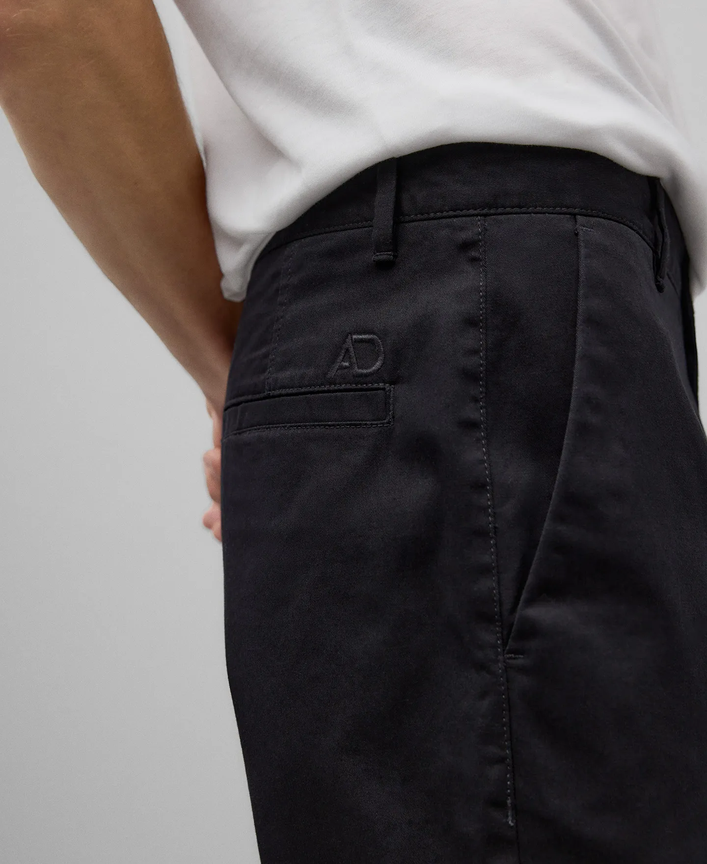 Pantalón chino twill de algodón hombre