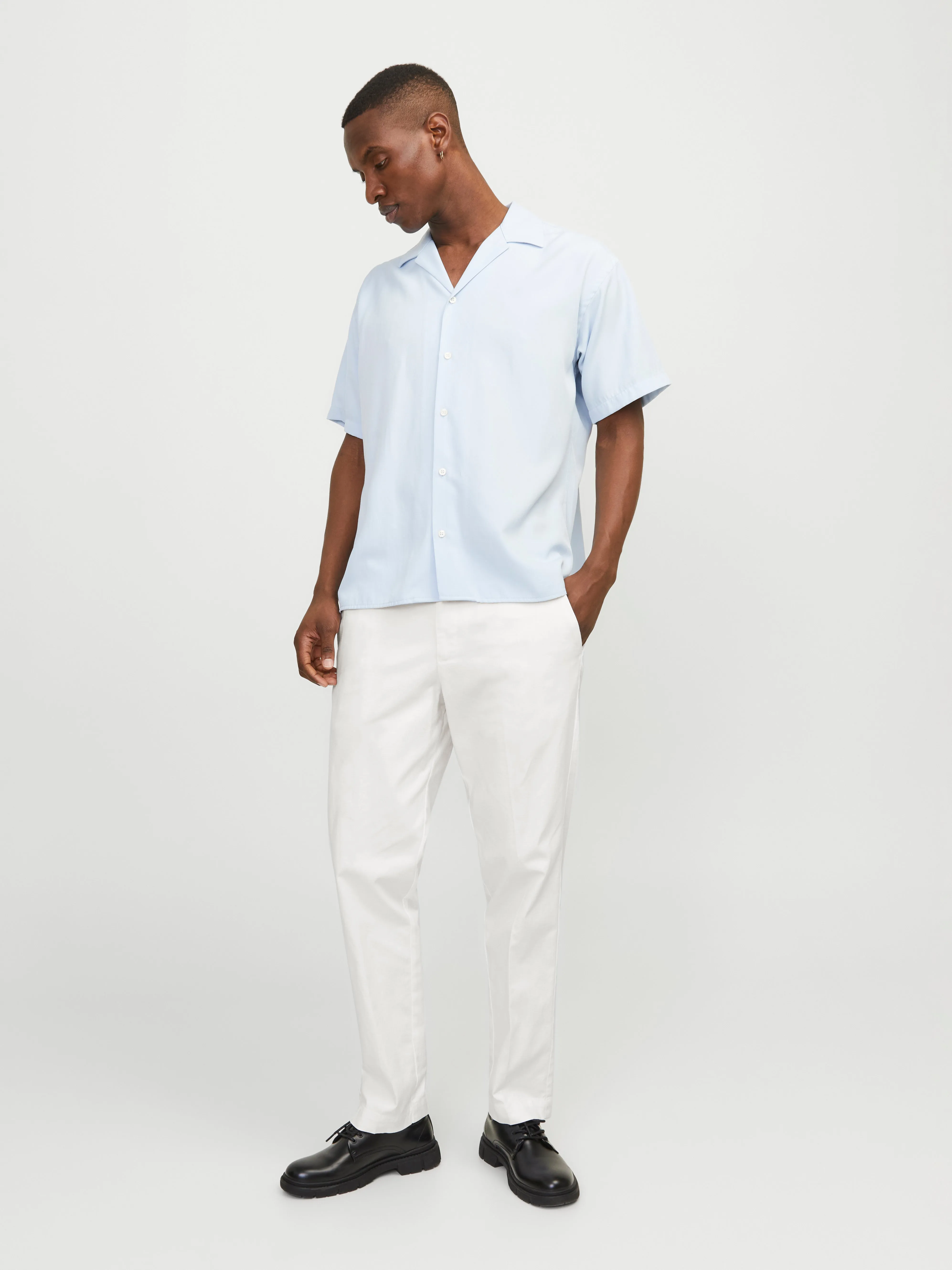 Pantalones chinos Corte relaxed | Blanco | Jack & Jones®
