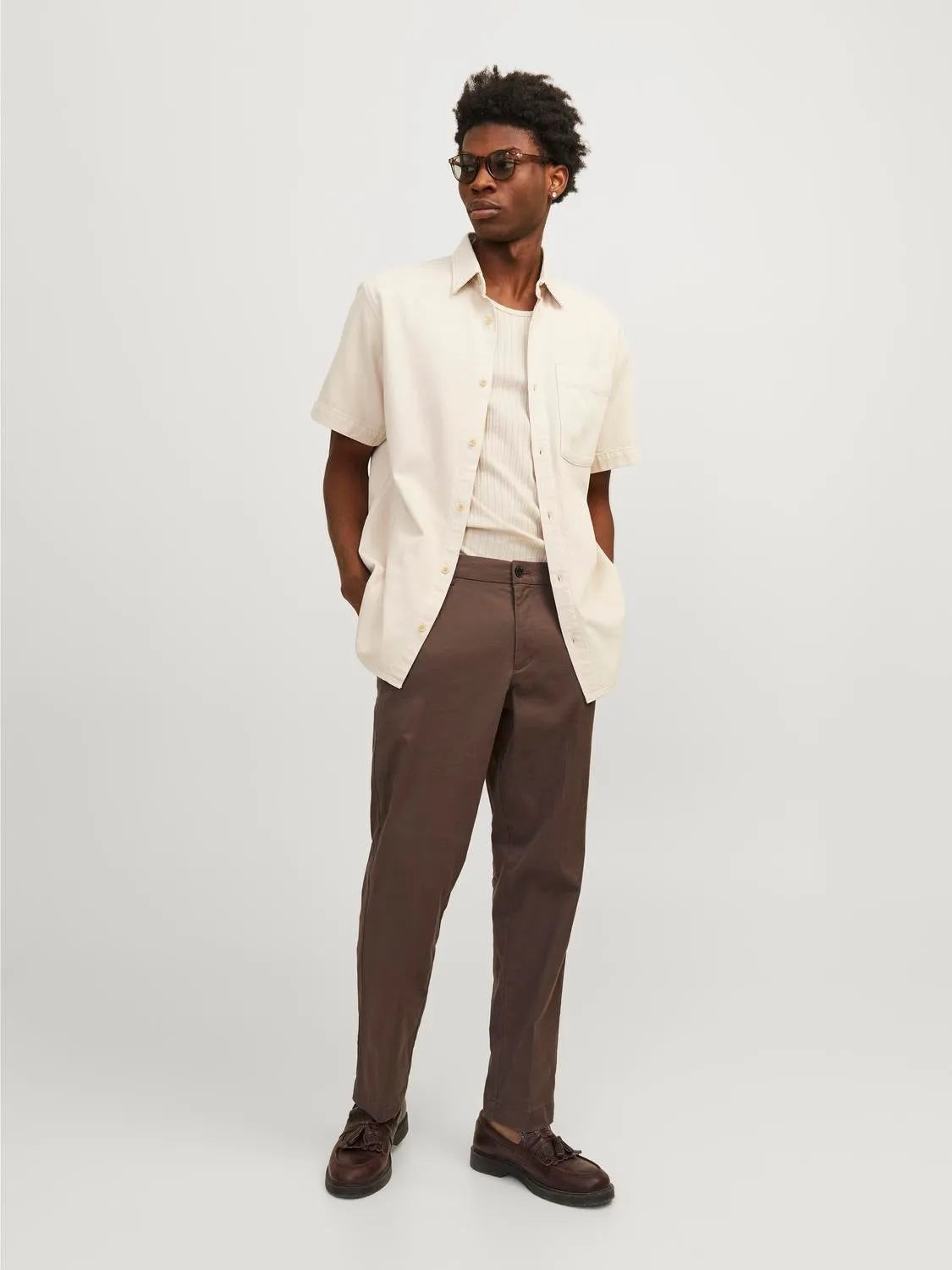 Pantalones chinos Corte relaxed | Marrón oscuro | Jack & Jones®