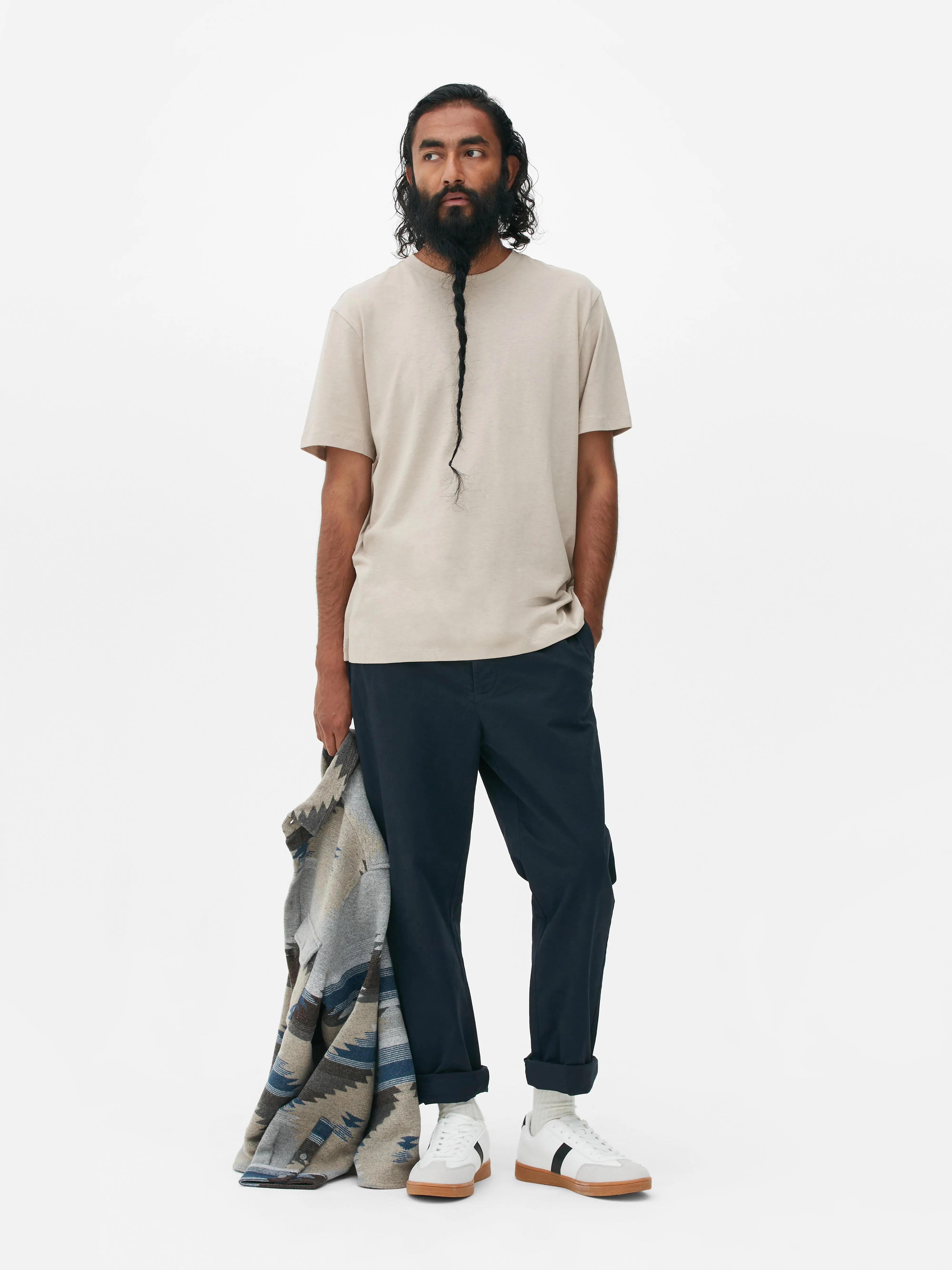 Pantalones chinos de corte recto