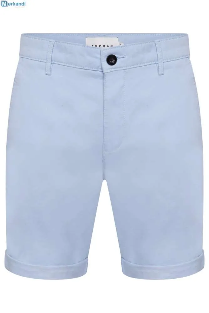 Pantalones cortos chinos para hombre Pantalones cortos de combate de carga 100% algodón casuales