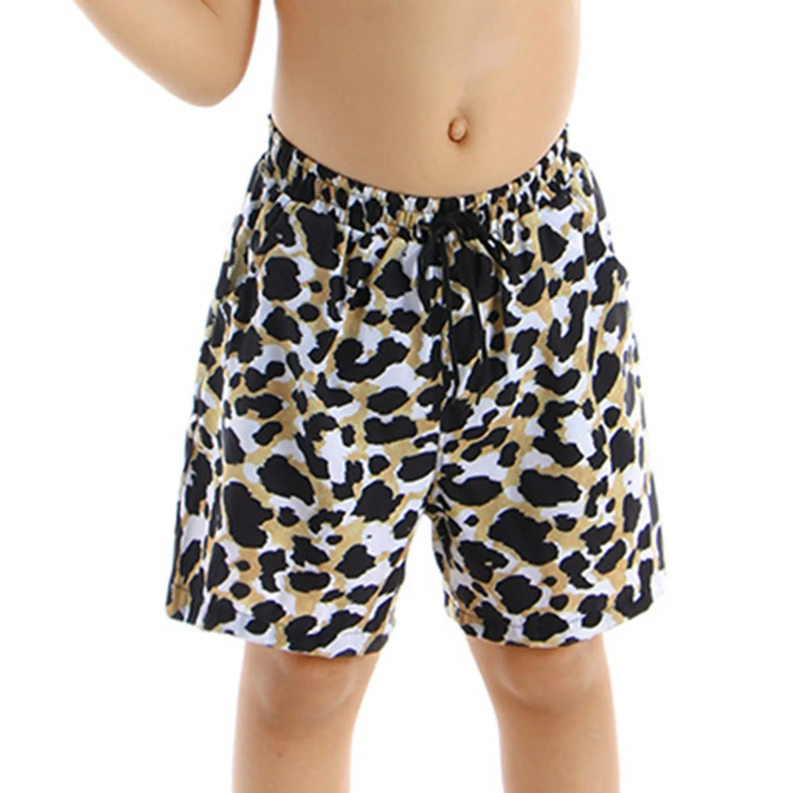 Pantalones cortos de playa con estampado para niños Pantalones casuales repelentes al agua para niños con cintura elástica para 