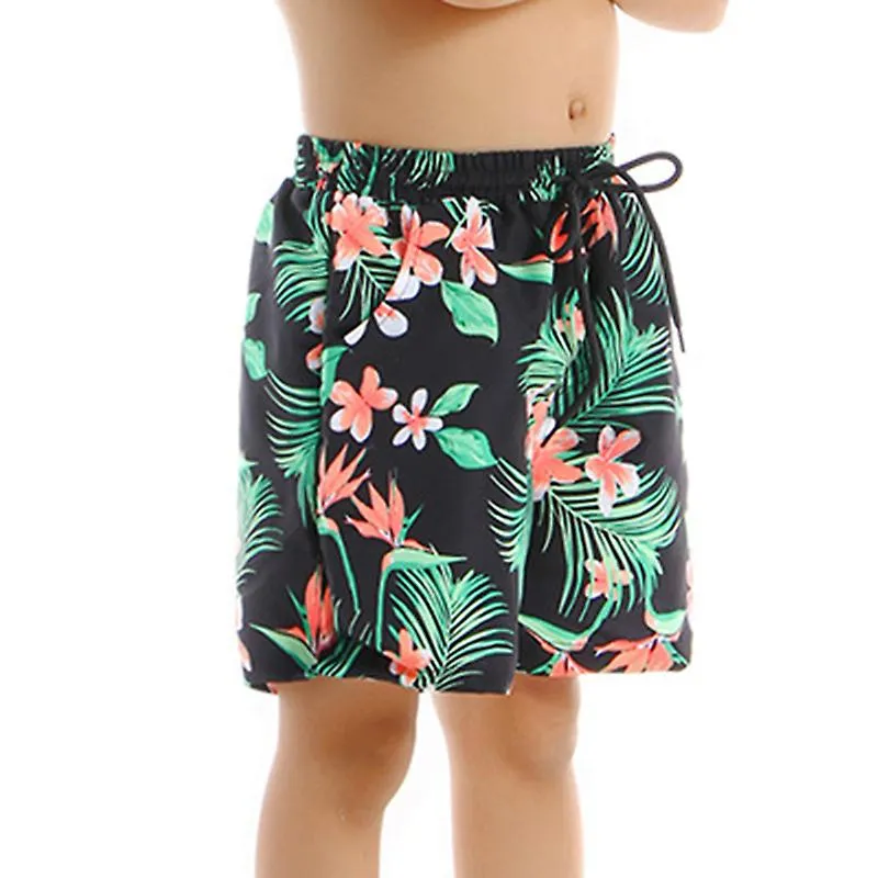 Pantalones cortos de playa con estampado para niños Pantalones casuales repelentes al agua para niños con cintura elástica para 