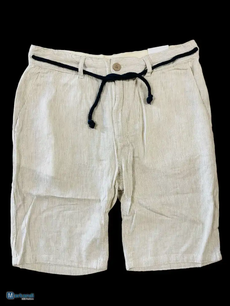 Pantalones cortos para hombre Verano de algodón medio pantalón jeans casuales pantalones cortos de combate cargo