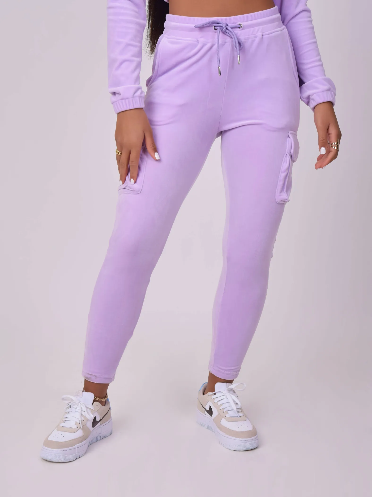 Pantalones de chándal de terciopelo