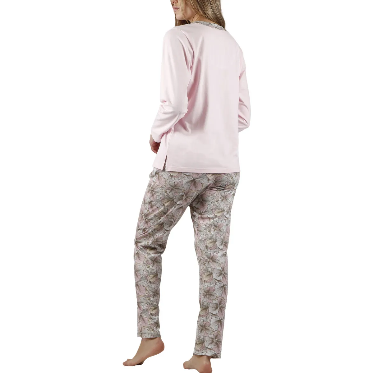 Pantalones de pijama top manga larga Made With Love