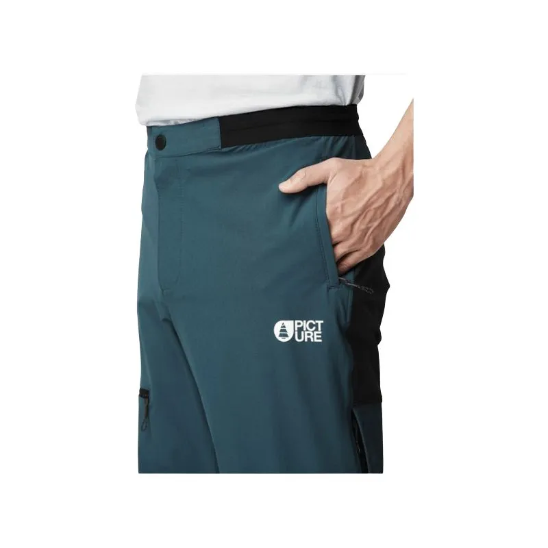 Pantalones de senderismo Picture SHOONER STRETCH PANTS (Deep water) Hombre