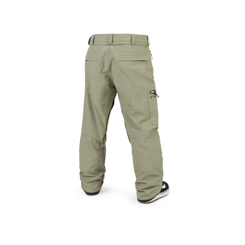 PANTALONES DE SNOWBOARD PARA HOMBRE VOLCOM L GORETEX PANT (LIGHT MILITARY)