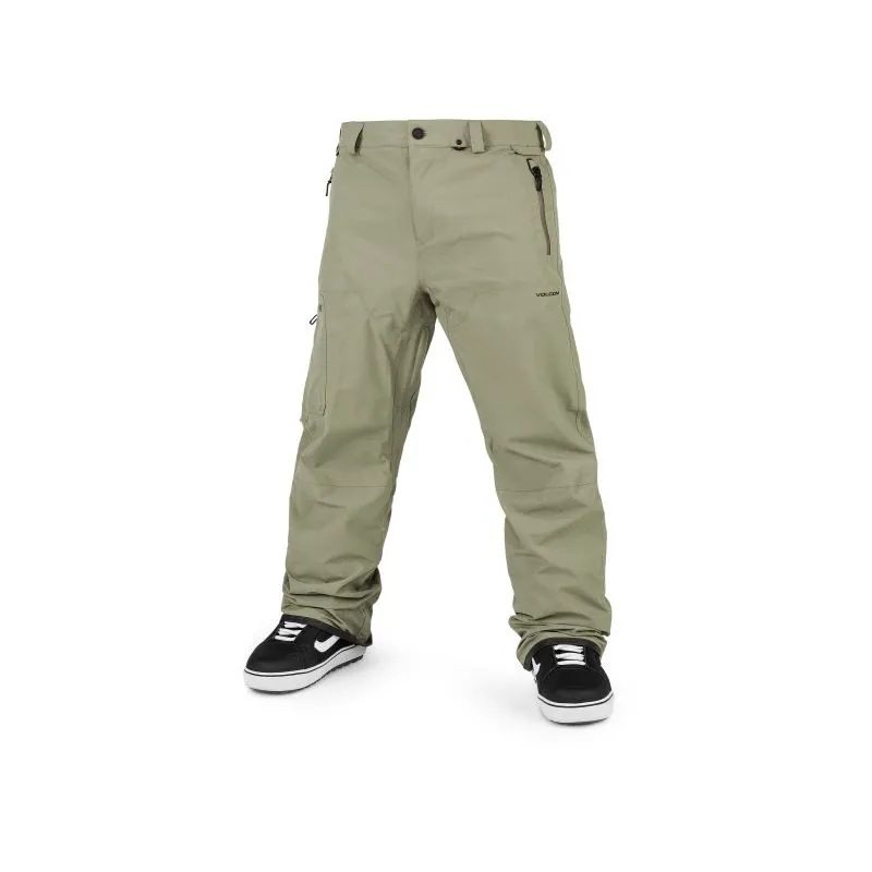 PANTALONES DE SNOWBOARD PARA HOMBRE VOLCOM L GORETEX PANT (LIGHT MILITARY)