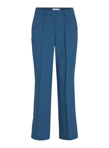 Pantalones Vila Vimanoni Azul Para Mujer