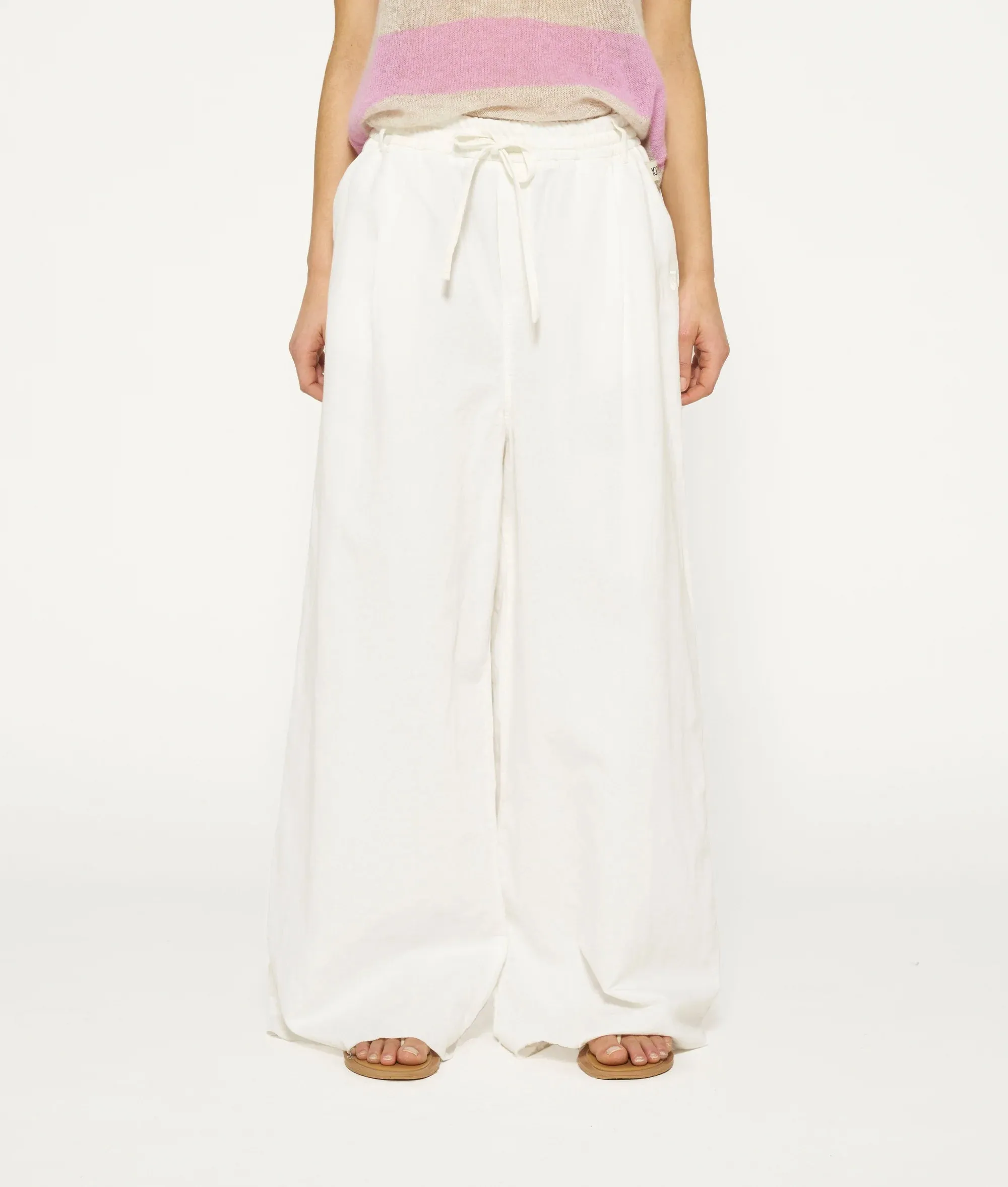 PANTALÓN ANCHO DE 10DAYS  GRIS