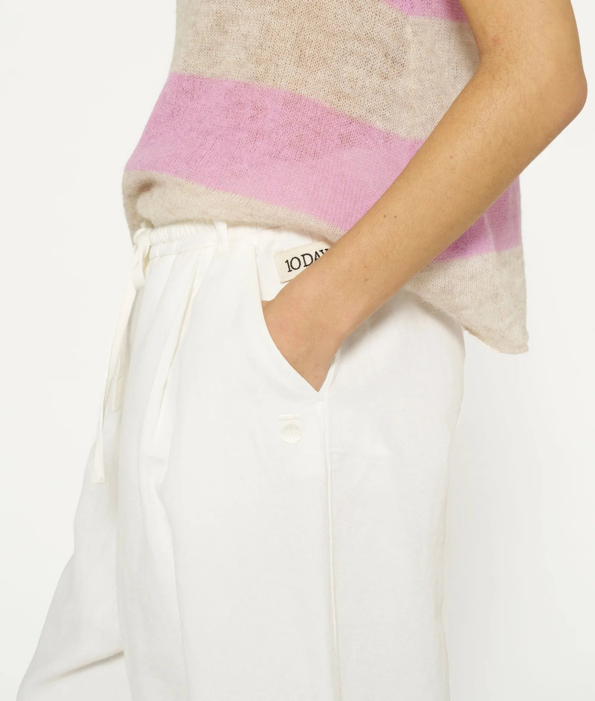 PANTALÓN ANCHO DE 10DAYS  GRIS