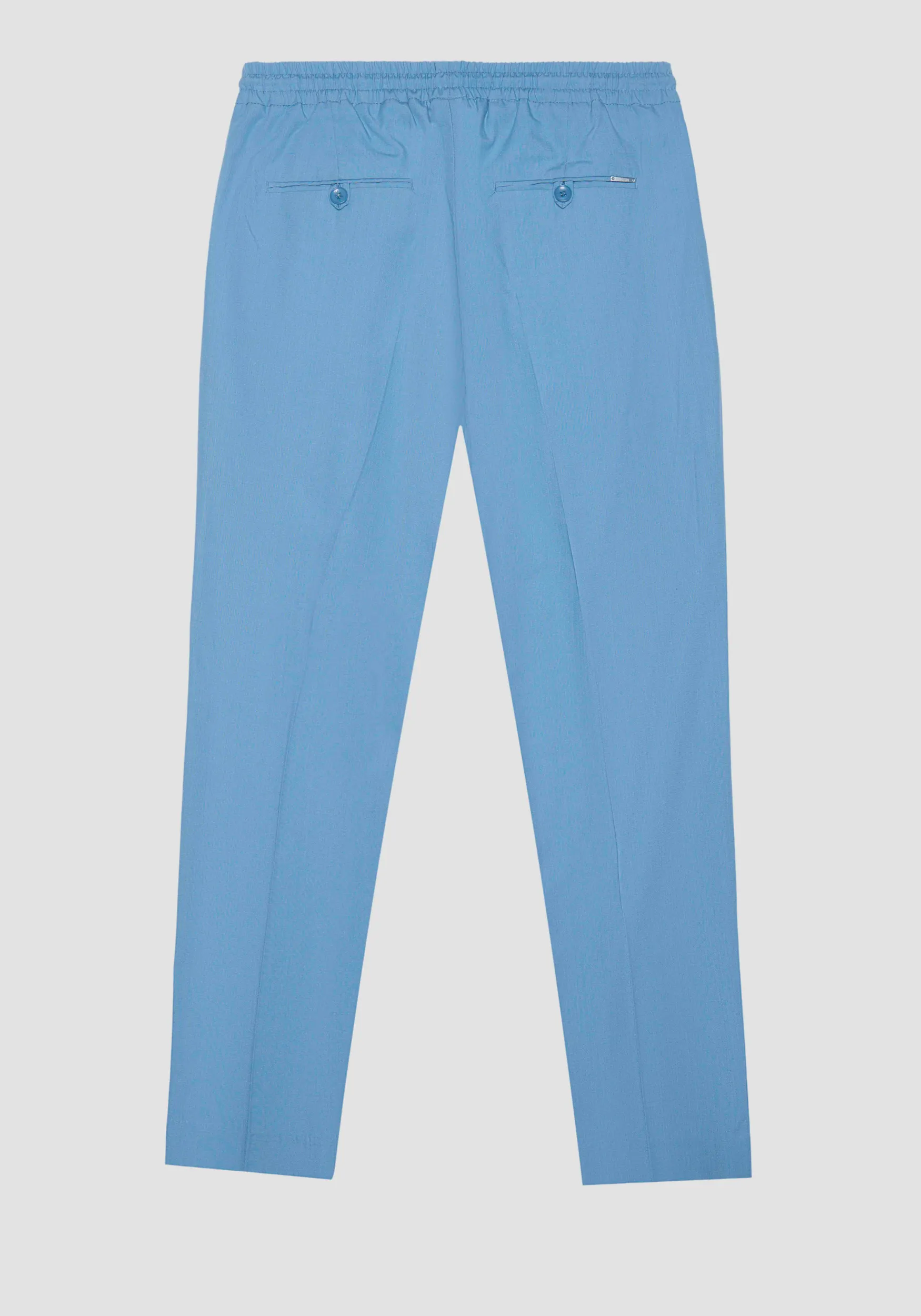 PANTALÓN REGULAR FIT «NEIL» EN MEZCLA DE ALGODÓN FLAMEADO