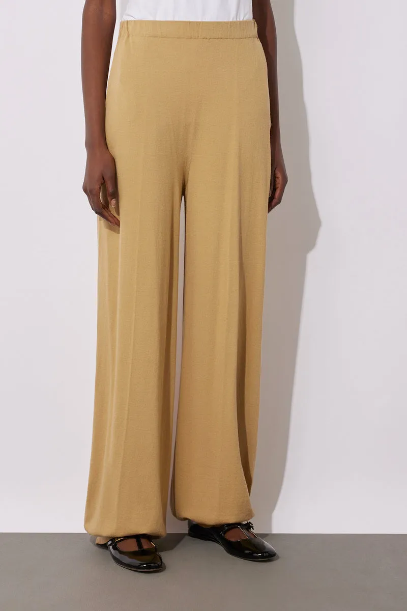 PANTALÓN VISCOSO DE SEMICOUTURE  GRIS