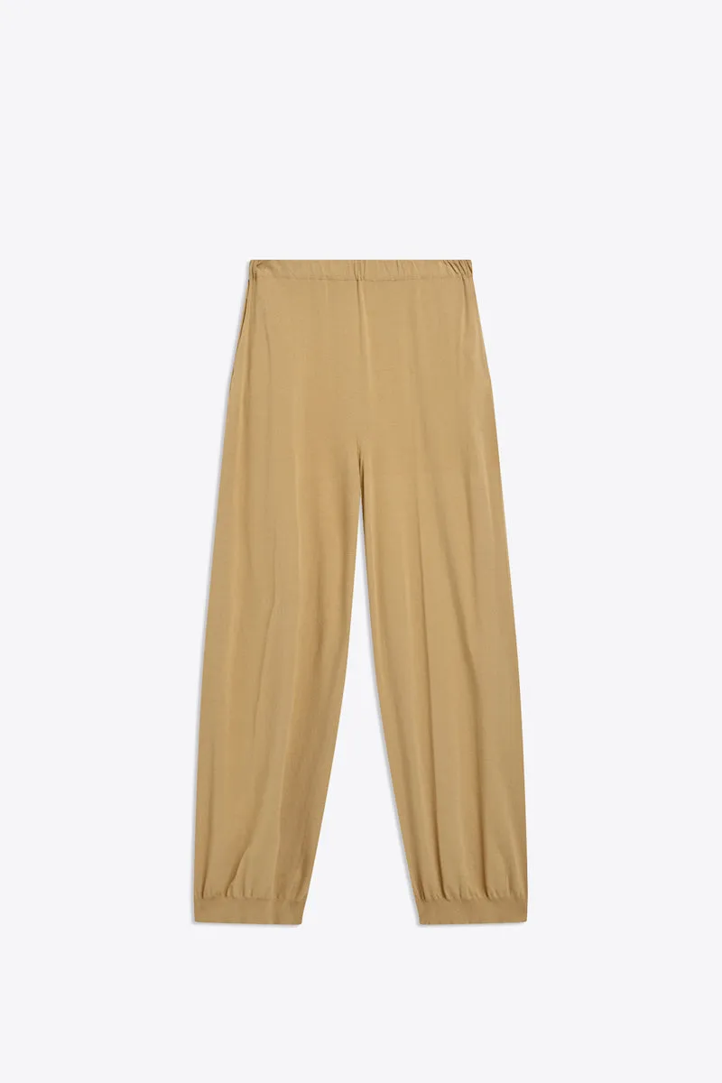 PANTALÓN VISCOSO DE SEMICOUTURE  GRIS