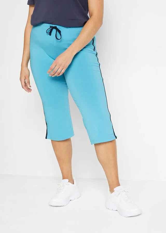 PANTALóN CAPRI DEPORTIVO, PITILLO (2 UNIDADES) AZUL CARIBEBLANCO