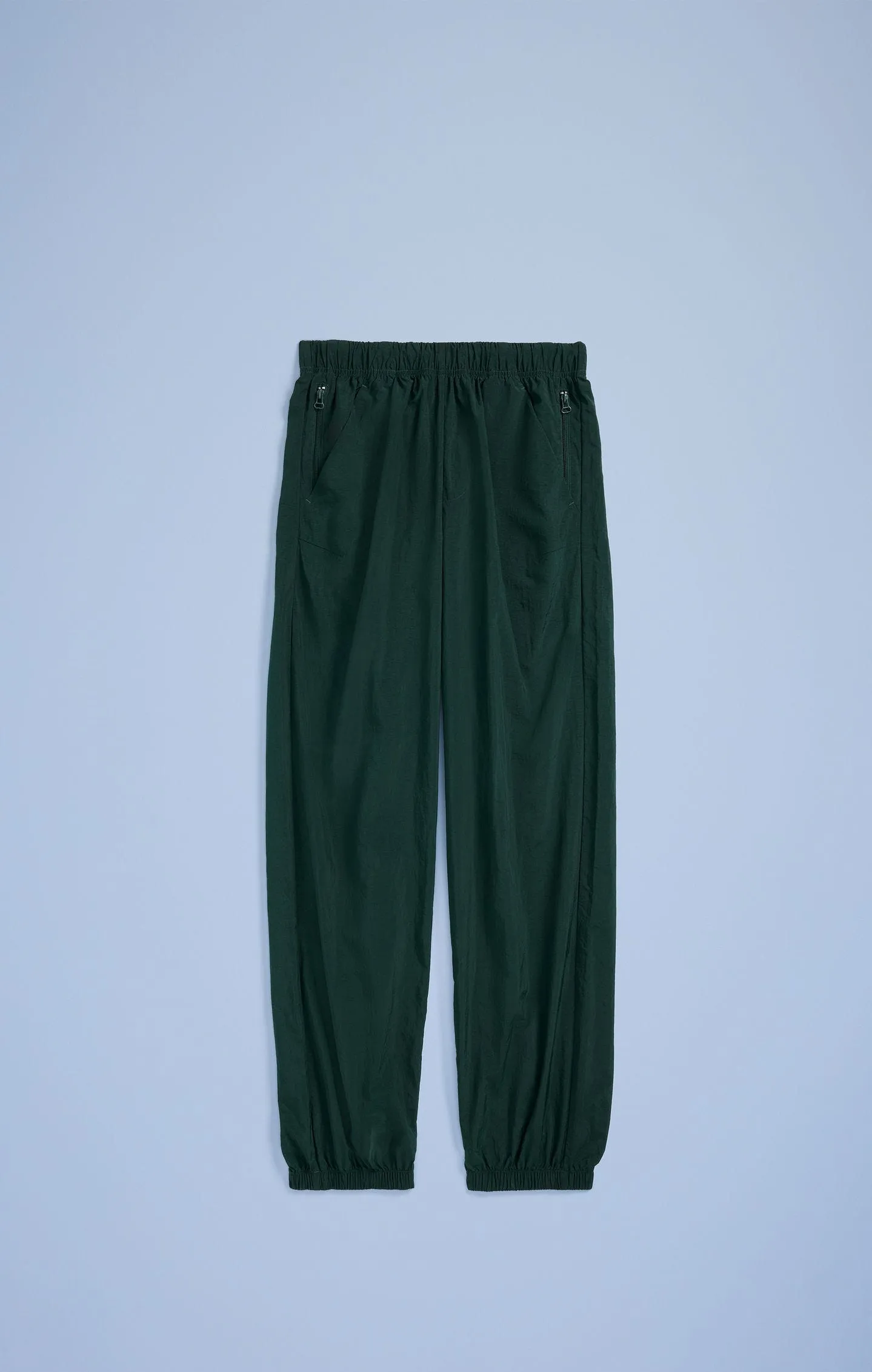 Pantalón de nailon con puños elásticos