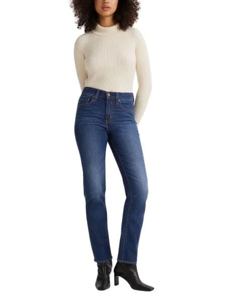 Pantalón Levi's® 724 High Rise Straight Chelsea Carbon Glow