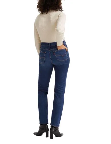 Pantalón Levi's® 724 High Rise Straight Chelsea Carbon Glow